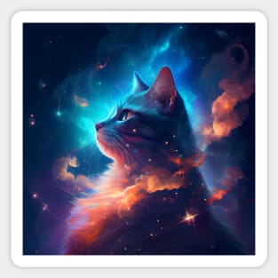 Celestial Felines Sticker